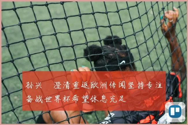 孙兴慜澄清重返欧洲传闻坚持专注备战世界杯希望休息充足